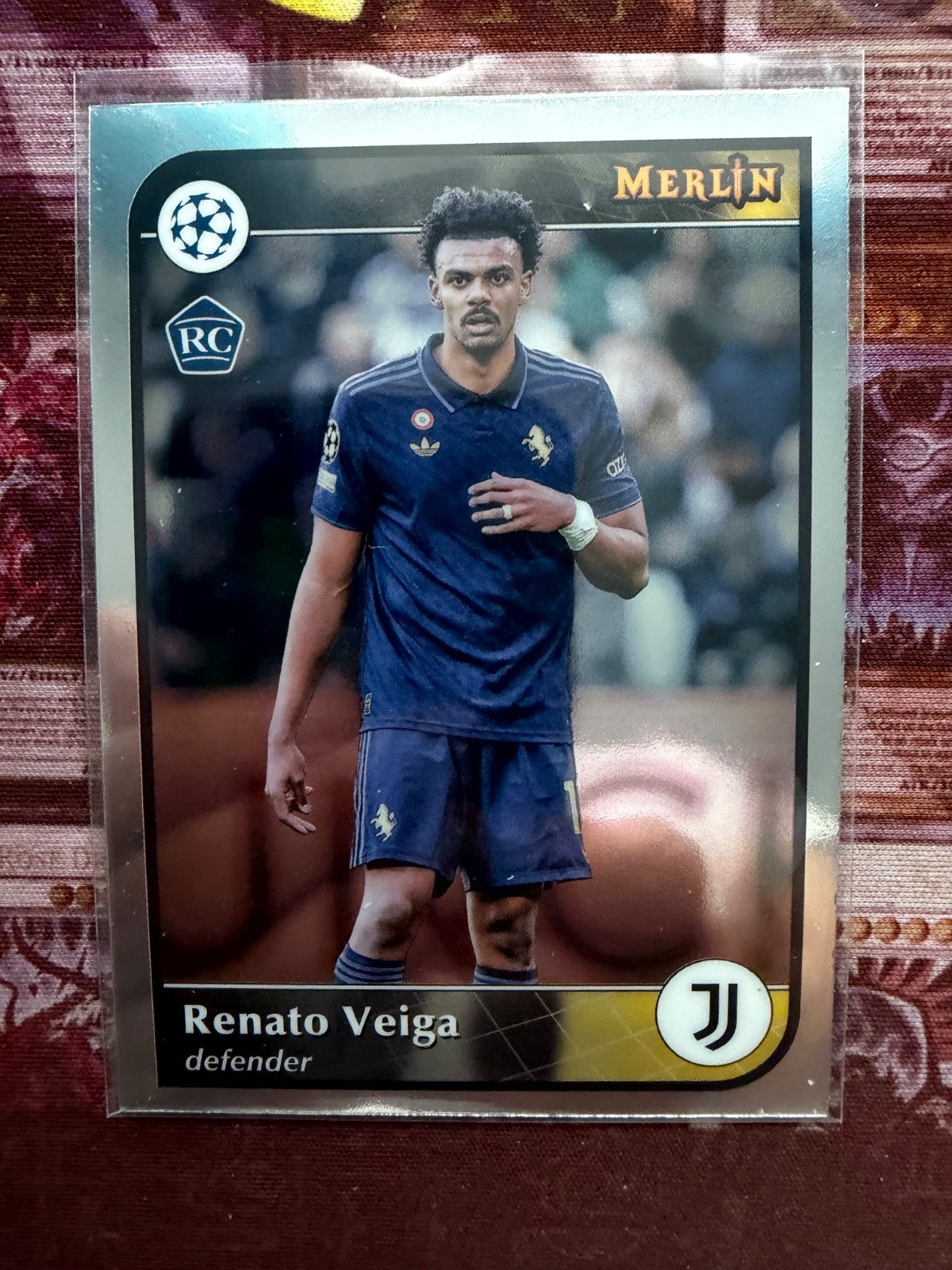 2024-25 Topps Merlin Renato Veiga RC Rookie #180 Juventus Base NM