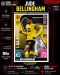 Jude Bellingham All-Rounder Topps Match Attax Borussia Dortmund UCL 2021/22