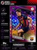 Guiu Fernández RC Purple Sparkle Parallel Topps UCC 2024/25 FC Barcelona Rookie