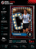 Topps Hernán Crespo Argentina Parallel 080/350 Limited Numbered Legend Card