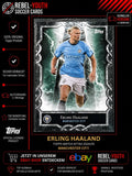 Erling Haaland Manchester City Topps Match Attax 2024/25 Foil Card