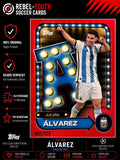 Julián Álvarez Born Champ Red Parallel 091/125 Argentina Topps UCC 2025/26