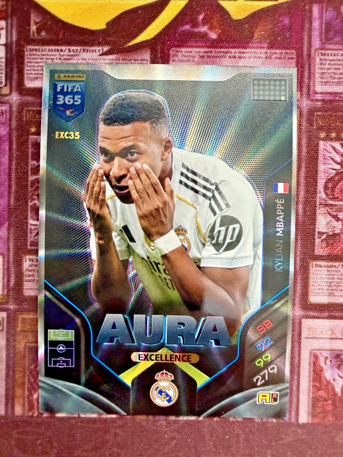 Kylian Mbappé Aura Excellence EXC35 Panini FIFA 365 2026 Real Madrid
