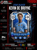 Kevin De Bruyne Manchester City Topps Match Attax UCL Star Player Football Card