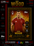 Chris Wood All Action Hero #365 Topps Match Attax Champions League 2025/26