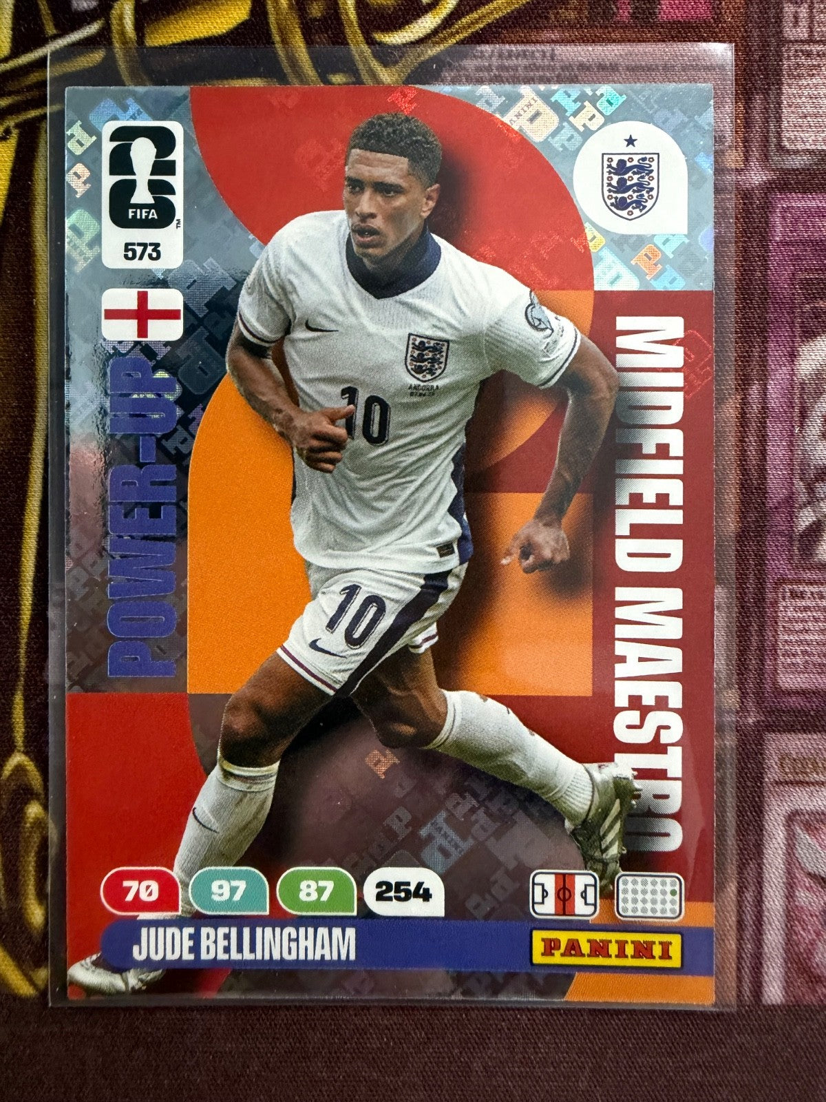 Panini Adrenalyn XL FIFA World Cup 2026 Jude Bellingham Power-Up Maestro #573