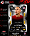 Thiago Alcantara Chrome X FC Bayern München Topps Match Attax UEFA Champions