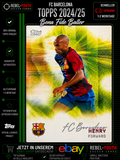 Thierry Henry Bona Fide Baller Topps 2024/25 FC Barcelona Insert