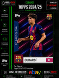 Pau Cubarsí Topps 2024/25 FC Barcelona Base Card