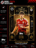 Topps Kings Of Europe ANTONIO SILVA Benfica Lissabon Fußball Trading Card