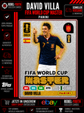 Panini Adrenalyn XL World Cup 2026 David Villa  Master Card