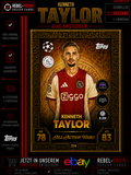 Kenneth Taylor All Action Hero #374 Topps Match Attax Champions League 2025/26