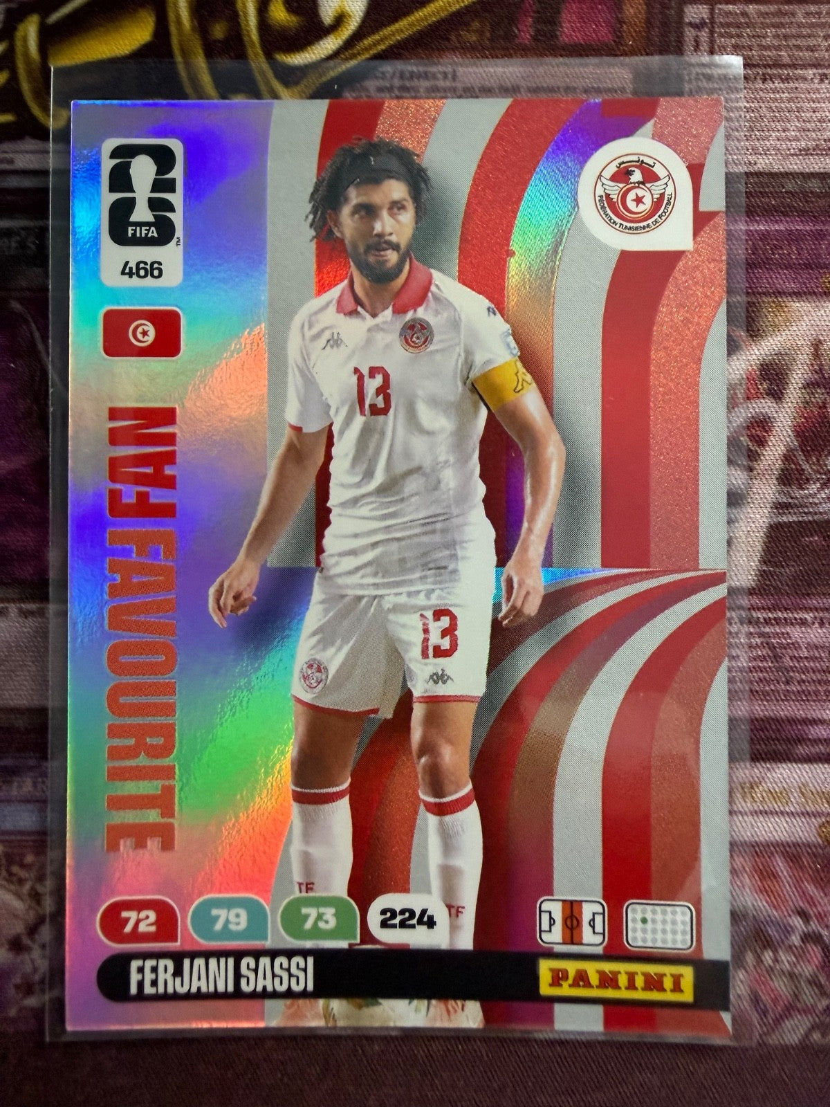 Panini FIFA World Cup Adrenalyn 2026 Nr. 466 Ferjam Sassi - Fan Favourite