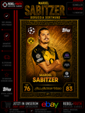 Marcel Sabitzer All Action Hero #371 Topps Match Attax Champions League