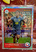 2024-25 Topps Merlin Jonathan David Speckled Refractor LOSC Lille UEFA UCL