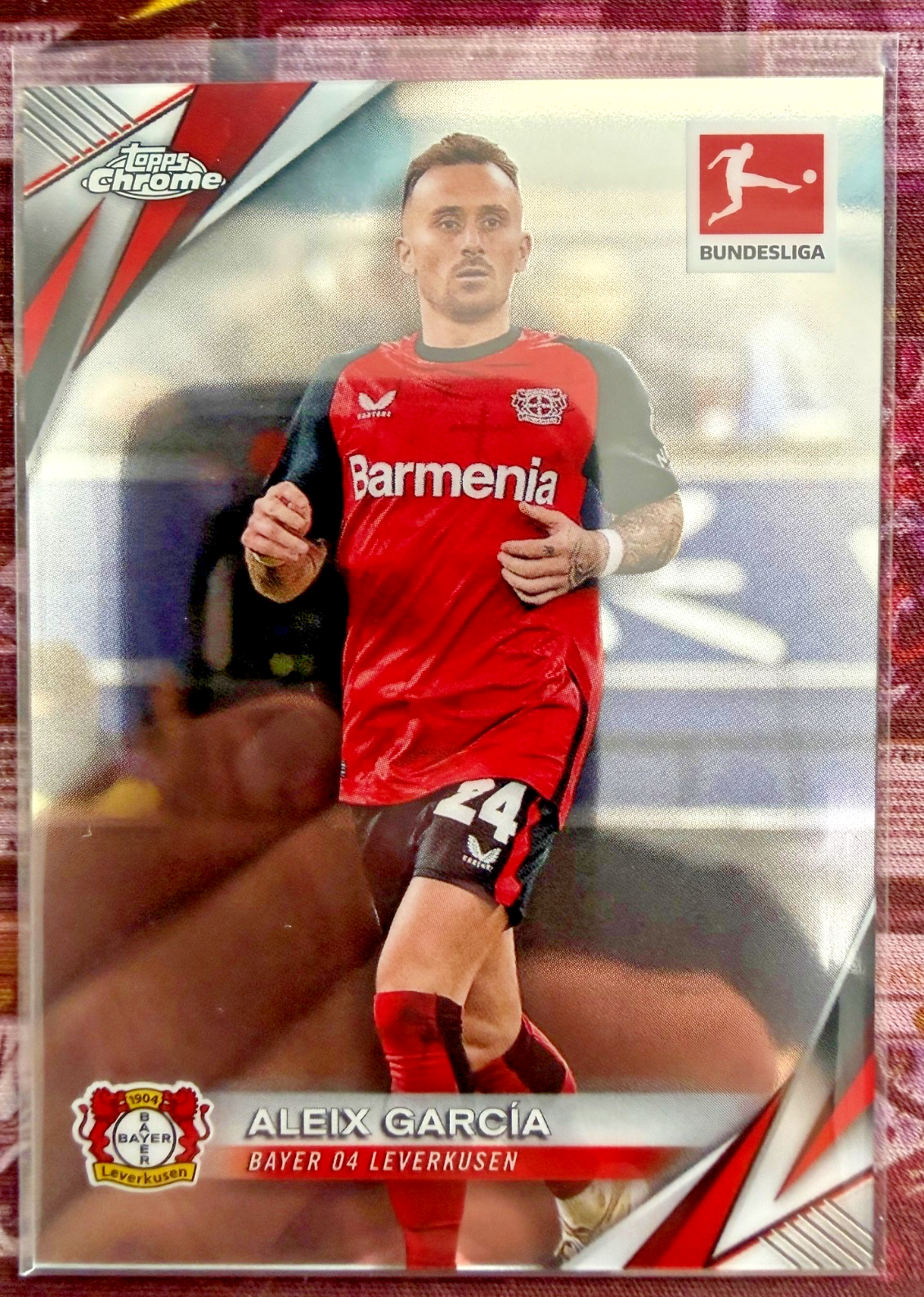 Aleix García 2024-25 Topps Chrome Bundesliga Base #18 Bayer 04 Leverkusen