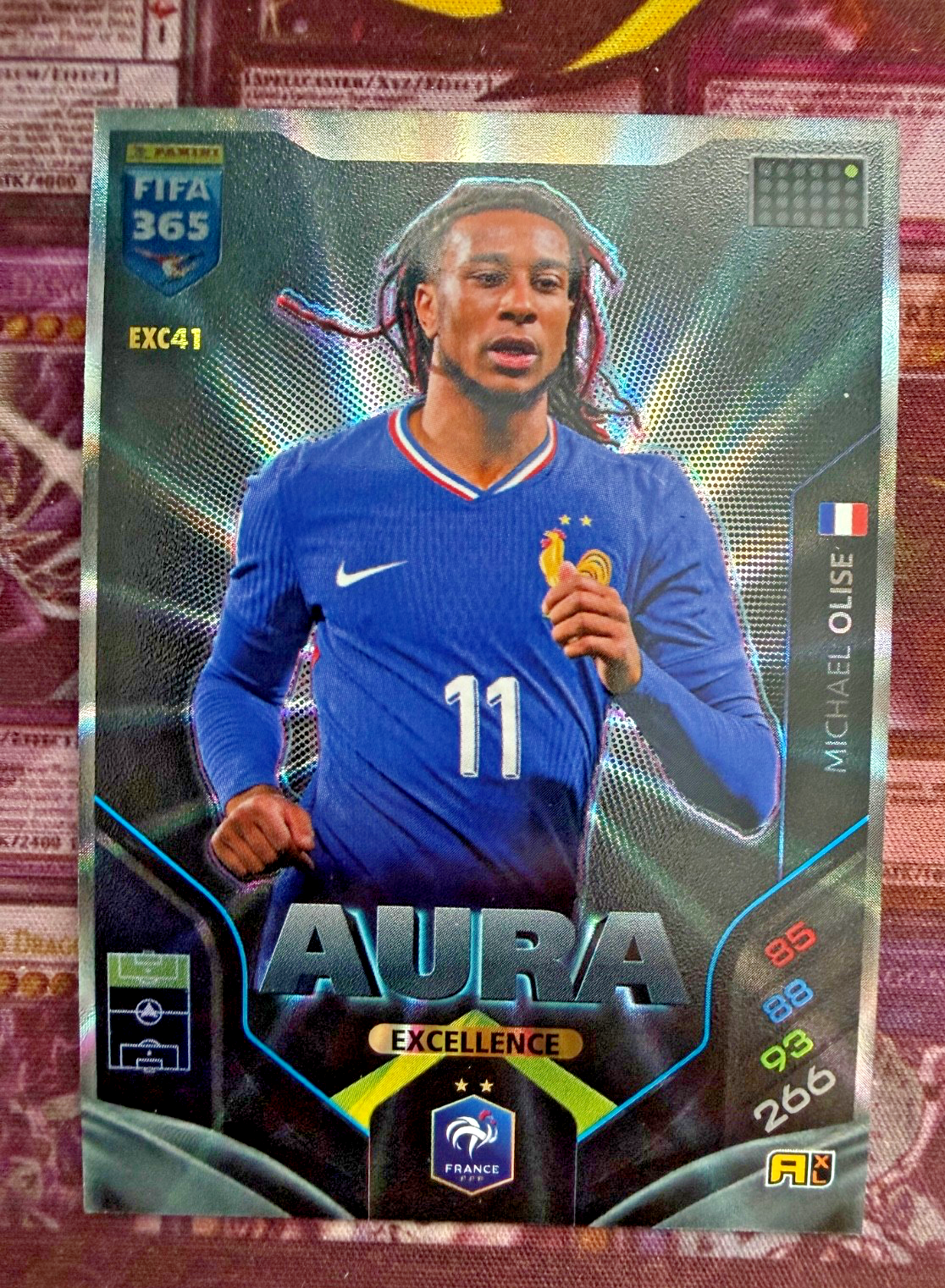 Michael Olise EXC41 Aura Excellence Panini FIFA 365 2025/26 France