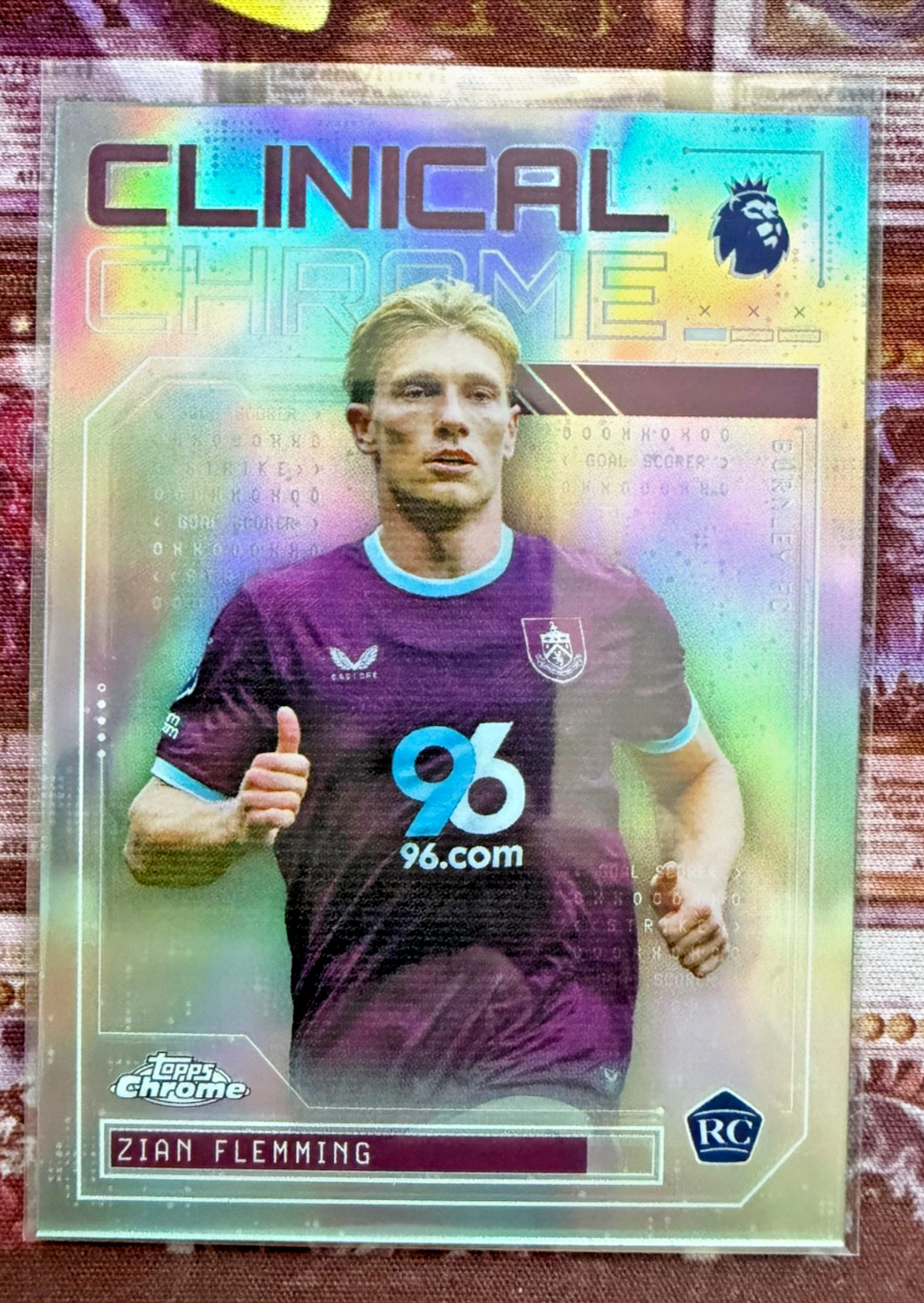 Topps Chrome Premier League 2025-26: Zian Flemming Clinical Chrome #CC-30