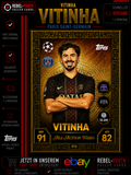 Vitinha All Action Hero #372 Topps Match Attax Champions League 2025/26