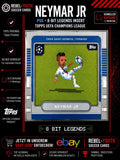 Neymar Jr 8-Bit Legends Topps UEFA Champions League PSG Insert Card