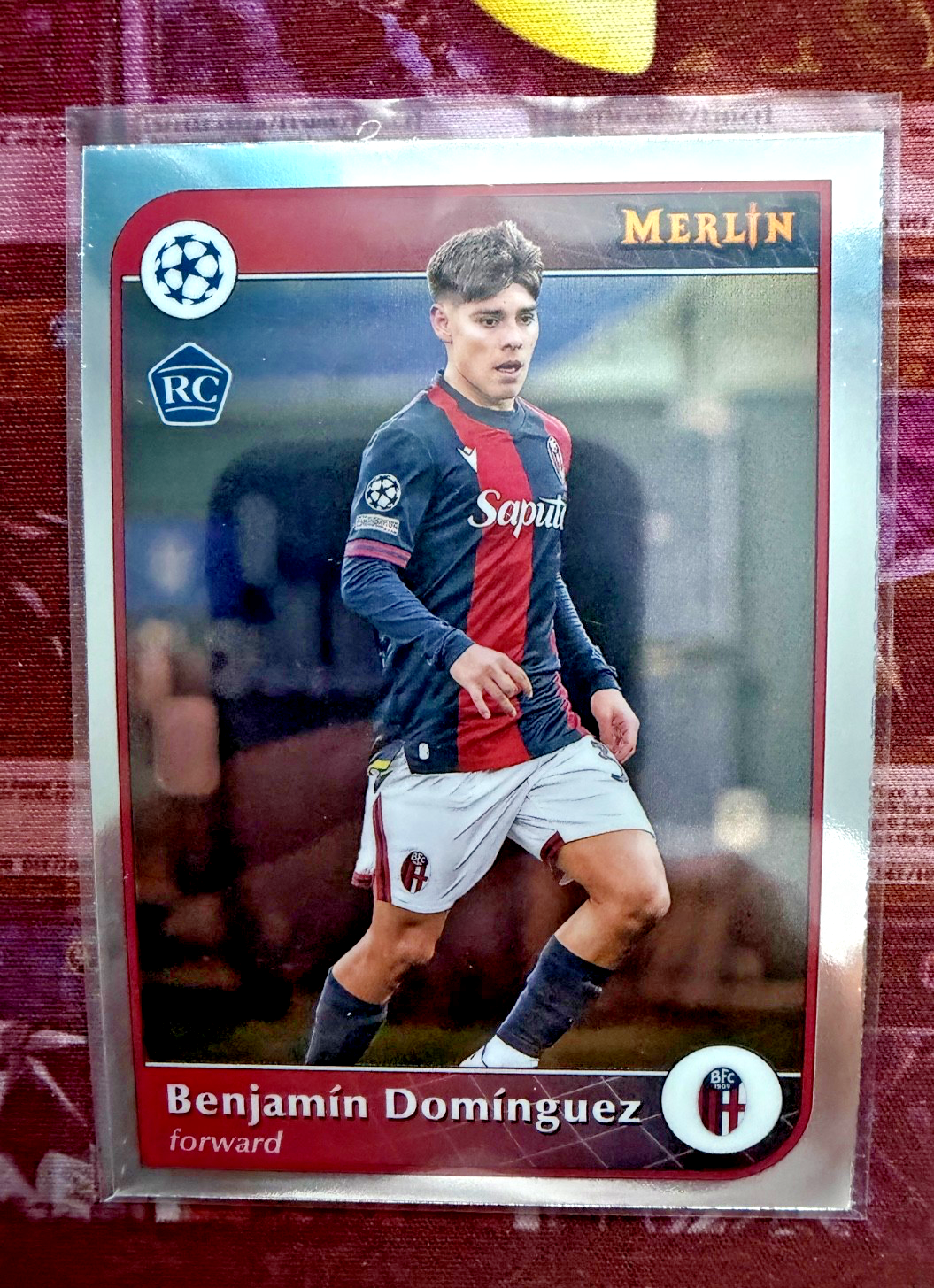 2024-25 Topps Merlin Benjamín Domínguez RC Rookie Bologna FC #84 Base