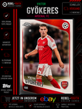 Viktor Gyökeres Topps Chrome 2025/26 Arsenal FC Base Card UCC UEFA