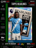 Jérémy Doku Topps Headlines Manchester City Insert Premier League Fußballkarte