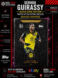 Serhou Guirassy Black Edge Edition Match Attax Extra 2025/26 Borussia Dortmund