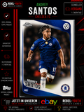 Andrey Santos Topps Chrome 2025/26 Chelsea FC Base Card UEFA Champions League