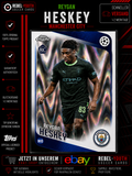 Reygan Heskey RC Topps Chrome Refractor 2025/26 Manchester City
