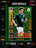 Josip Brekalo Matchwinner #332 Topps Match Attax 2018/19 VfL Wolfsburg