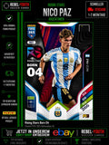 NICO PAZ, RS 1, RISING STARS, PANINI FIFA 365 2026 Argentinien