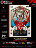 Steven Gerrard Signature Style Topps Match Attax Champions League