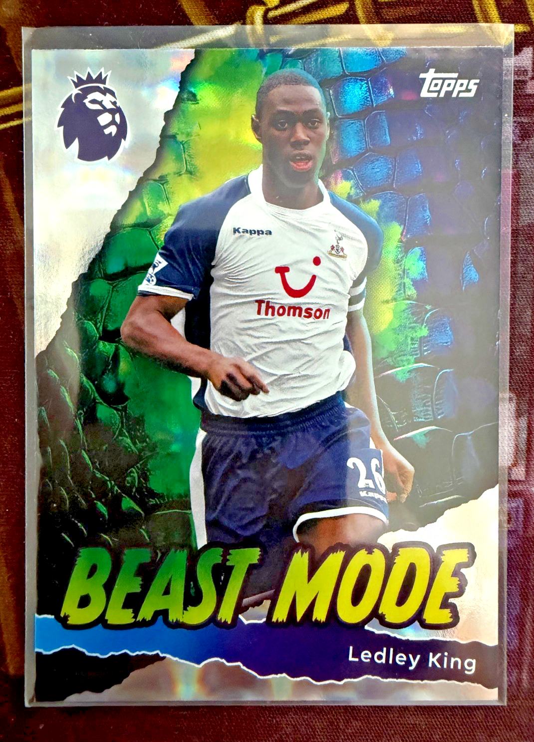 Ledley King Beast Mode #425 Topps Premier League 2025/26 Tottenham Insert