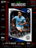 Tijjani Reijnders Topps ChrTijjani Reijnderome 2025/26 Manchester City Base Card