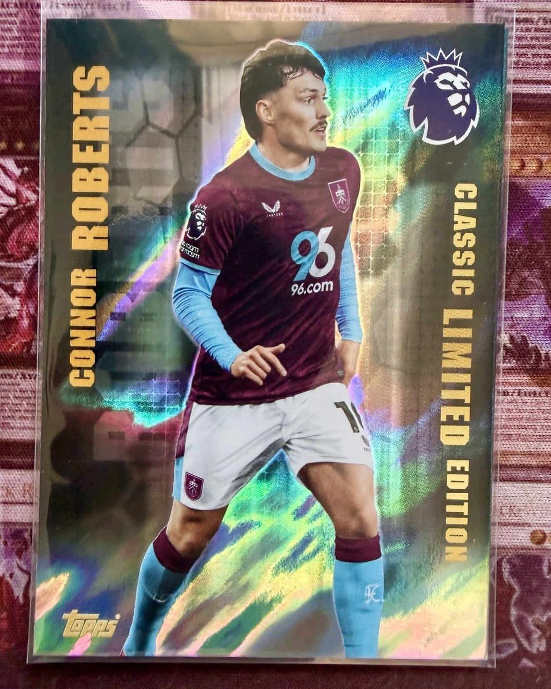 Connor Roberts Hall Classic Limited Edition Topps Premier League 2025/26
