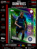 Denzel Dumfries Green Leaf Parallel Topps UEFA Club Competitions 2025/26 Inter M