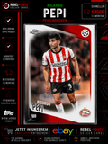Ricardo Pepi Topps Chrome UEFA Club Competitions 2024-25 PSV Eindhoven Base