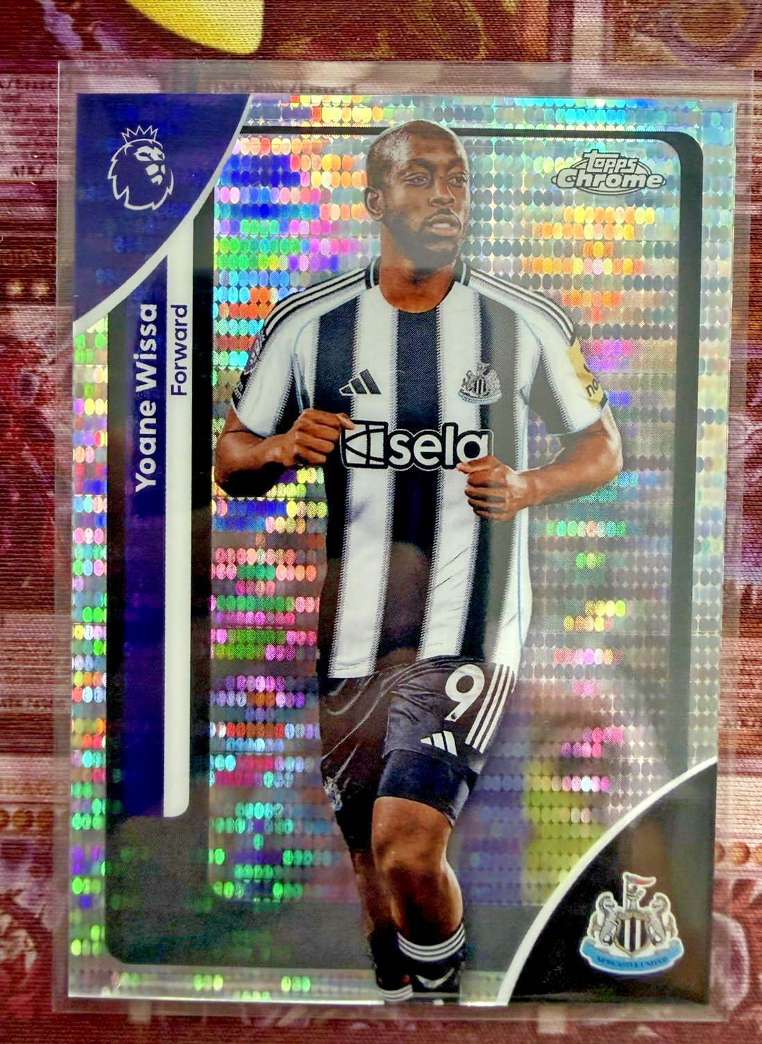 2024-25 Topps Chrome Premier League Yoane Wissa Speckle Refractor