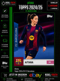 Aitana Bonmatí Topps 2024/25 FC Barcelona Women Base Card