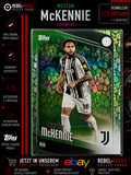 Weston McKennie Leaf Parallel Juventus Topps UEFA Club Competitions 2025/26