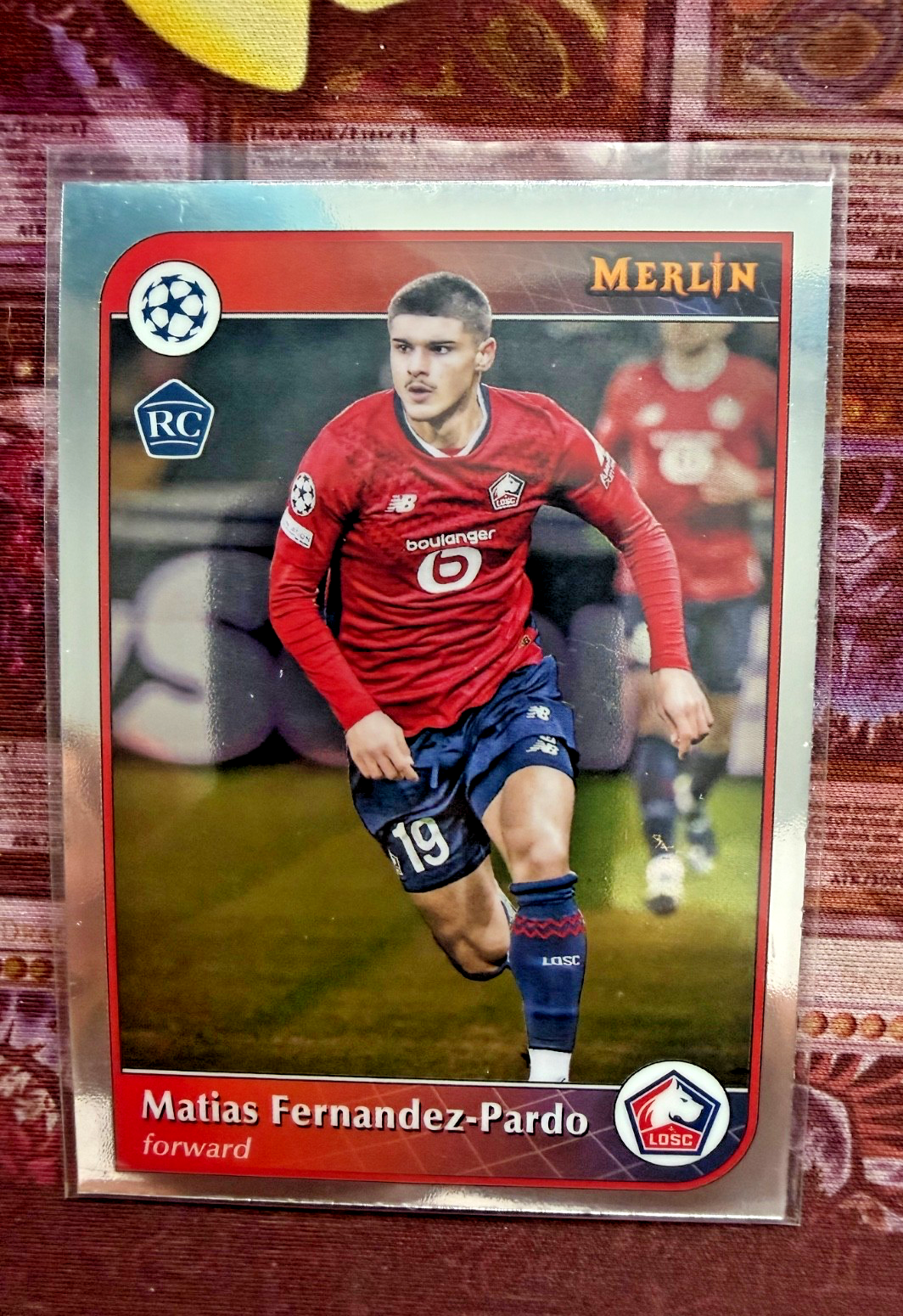 Matias Fernandez-Pardo RC Topps Merlin 2024/25 LOSC Lille Rookie Card UEFA Champ