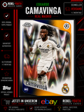 Eduardo Camavinga Topps Chrome 2025/26 Refractor Real Madrid