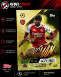 Noni Madueke Wingman Insert Match Attax 2025 Arsenal FC Rare Card