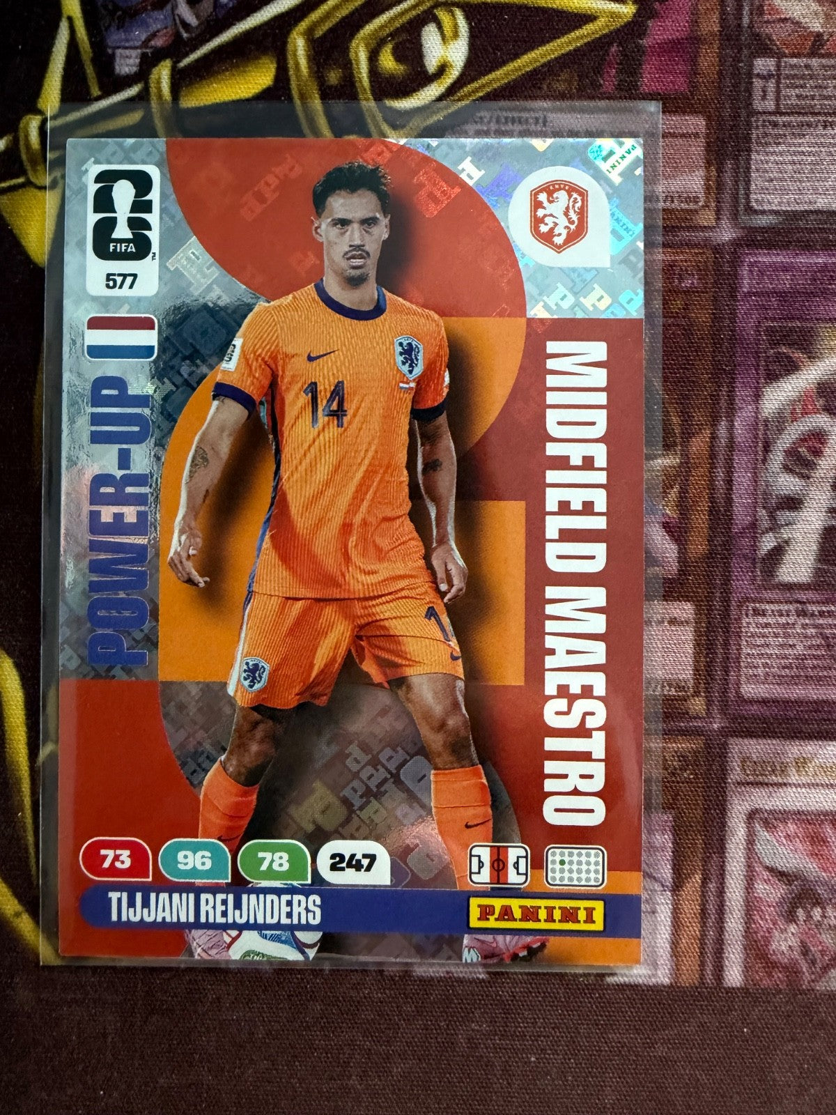 Panini FIFA World Cup Adrenalyn 2026 No 577 Tijjani Reijnders Midfield Power-Up