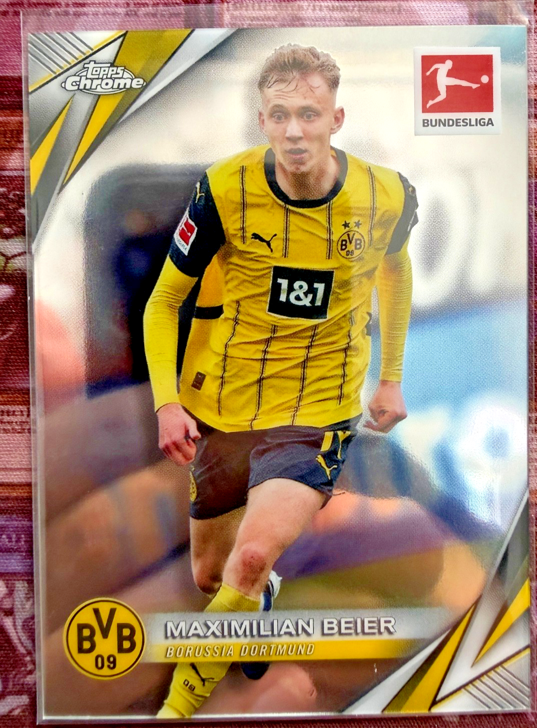 Maximilian Beier 2024-25 Topps Chrome Bundesliga Base #14 Borussia Dortmund
