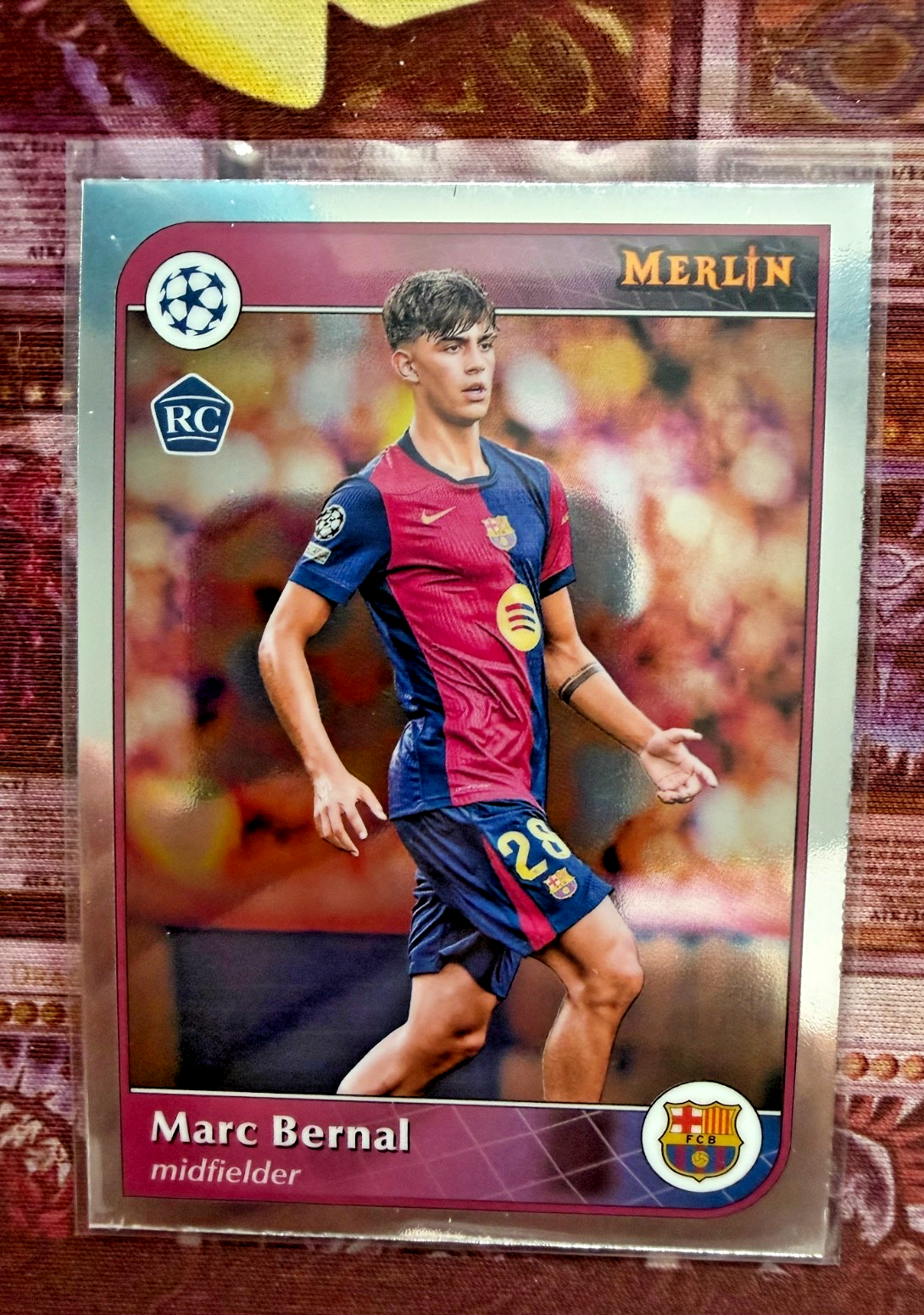 2024-25 Topps Merlin Marc Bernal RC Rookie FC Barcelona Base NM