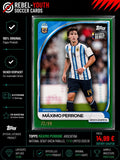 Topps Máximo Perrone National Debut Green Parallel 72/99 Argentina 2025/26