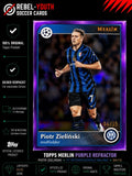 Piotr Zielinski Topps Merlin Purple Refractor 04/15 Inter Milan SSP 2024/25