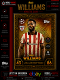 Iñaki Williams All Action Hero #369 Topps Match Attax Champions League 2025/26